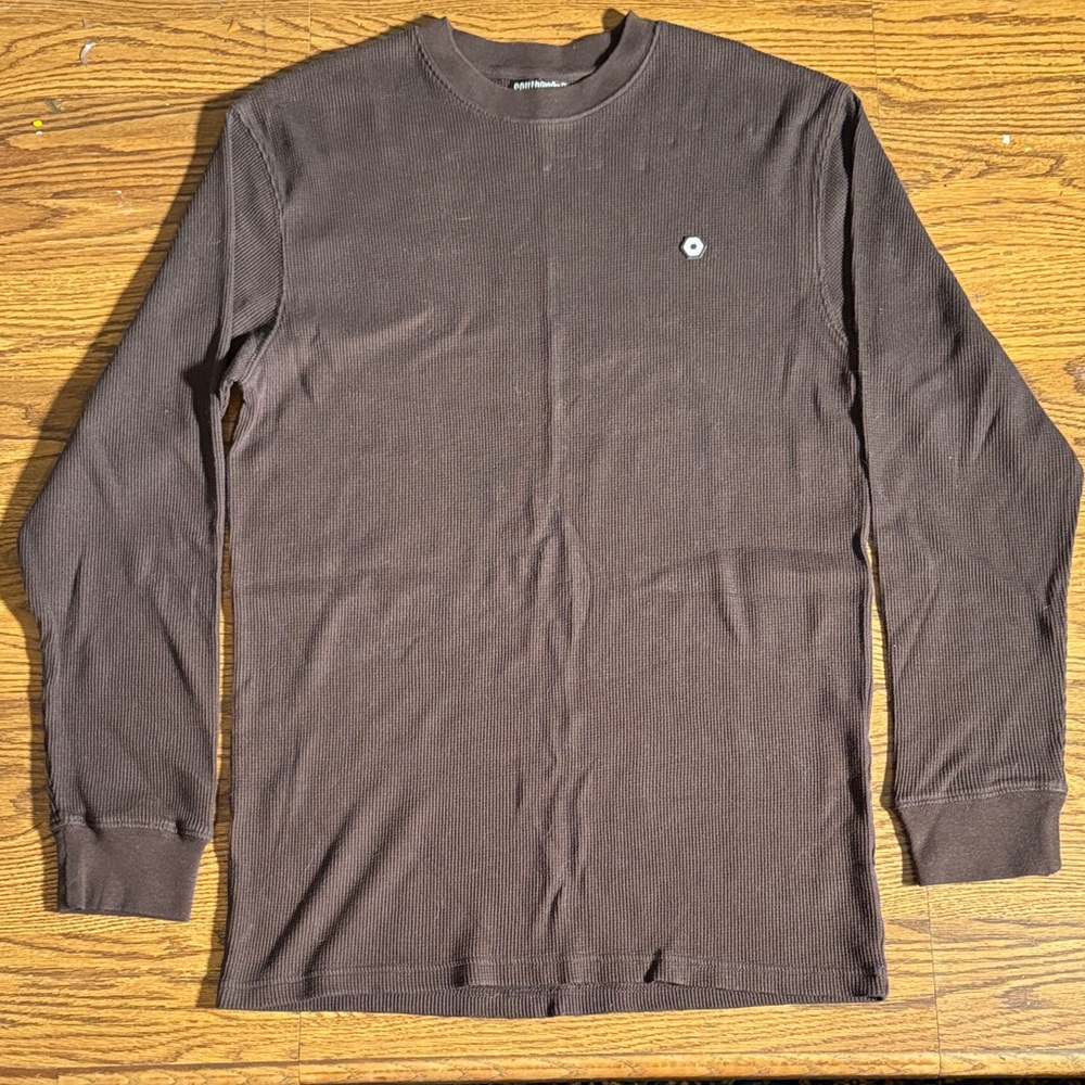 South Pole Dark Brown Long Sleeve Tee